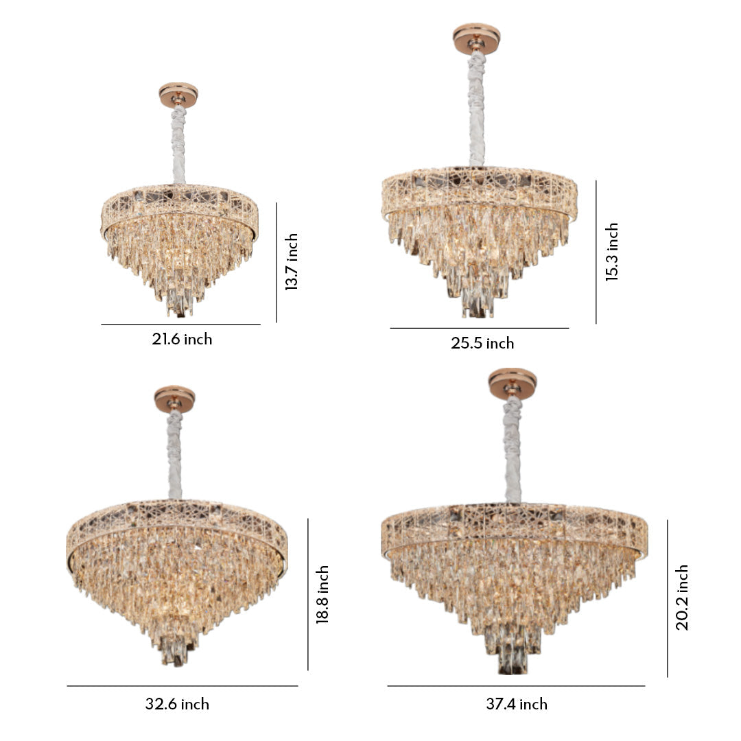 WINTHORPE CRYSTAL LUSTRE CEILING ILLUMINATION