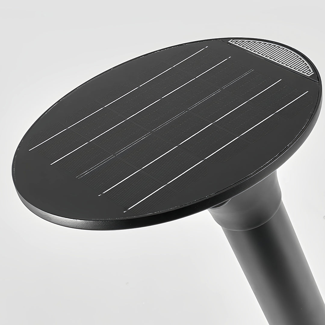 WINDSOR SOLAR GARDEN PILLAR LIGHTS - Contemporary LED Outdoor Illumination for Lawns