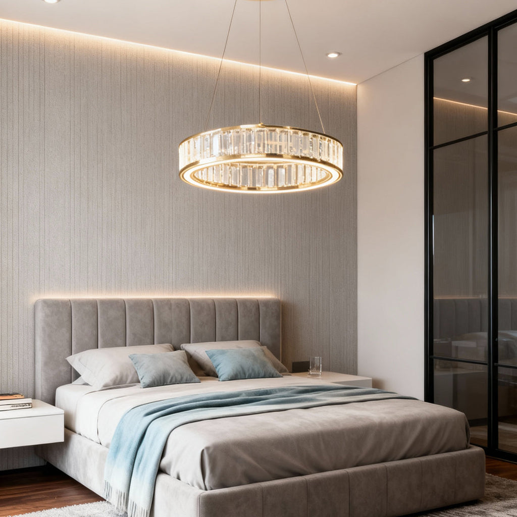 WINDSOR CRYSTAL CIRCLE CEILING LANTERN
