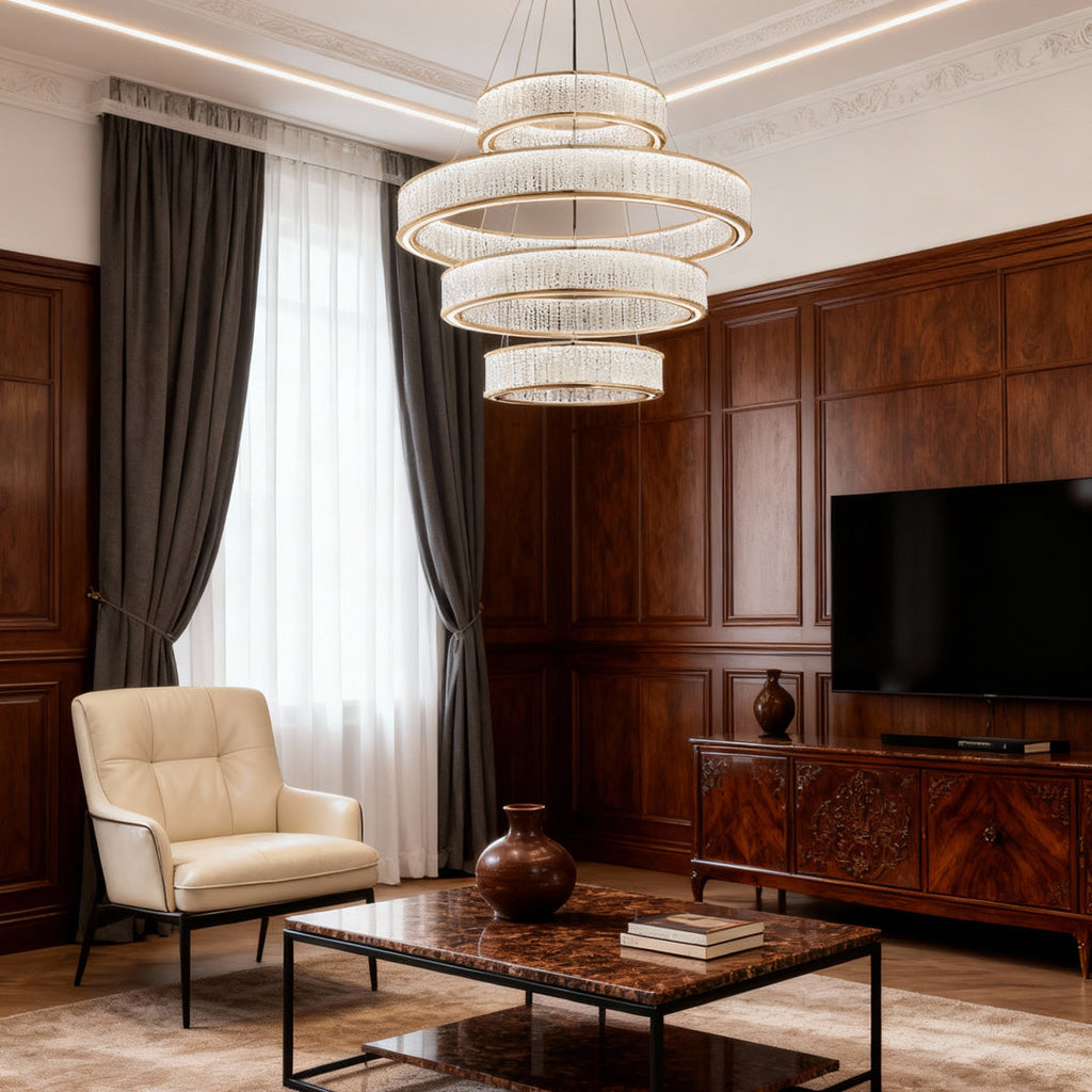 WINDSOR CRYSTAL CIRCLE CEILING LANTERN