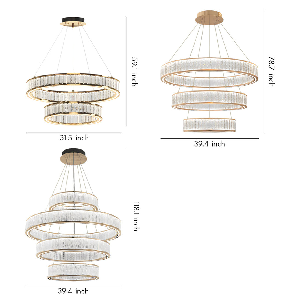 WINDSOR CRYSTAL CIRCLE CEILING LANTERN
