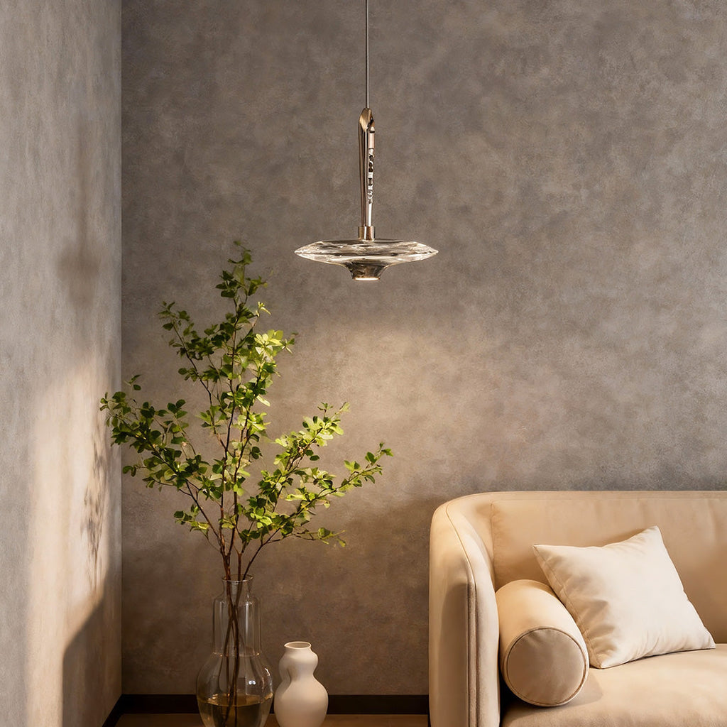 WINTHROP CRYSTAL GLOBE HANGING LUMINAIRE
