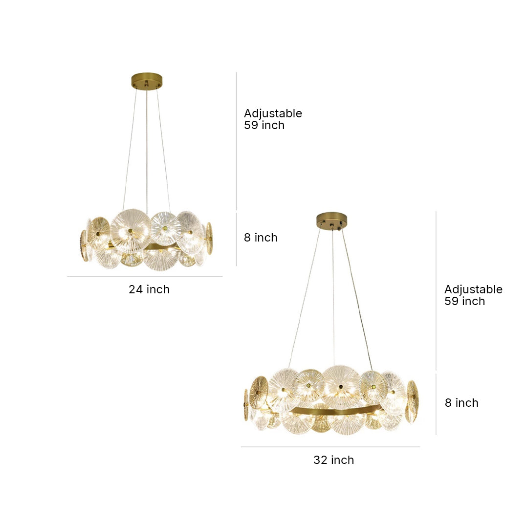 WINTHROP CRYSTAL SPHERE CEILING LANTERN