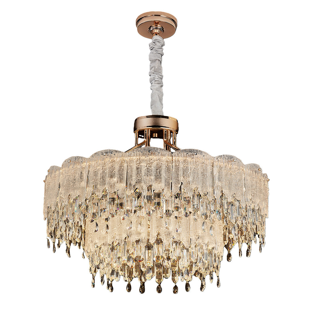 CHARLESTON CRYSTAL FRINGE CEILING LUMINAIRE