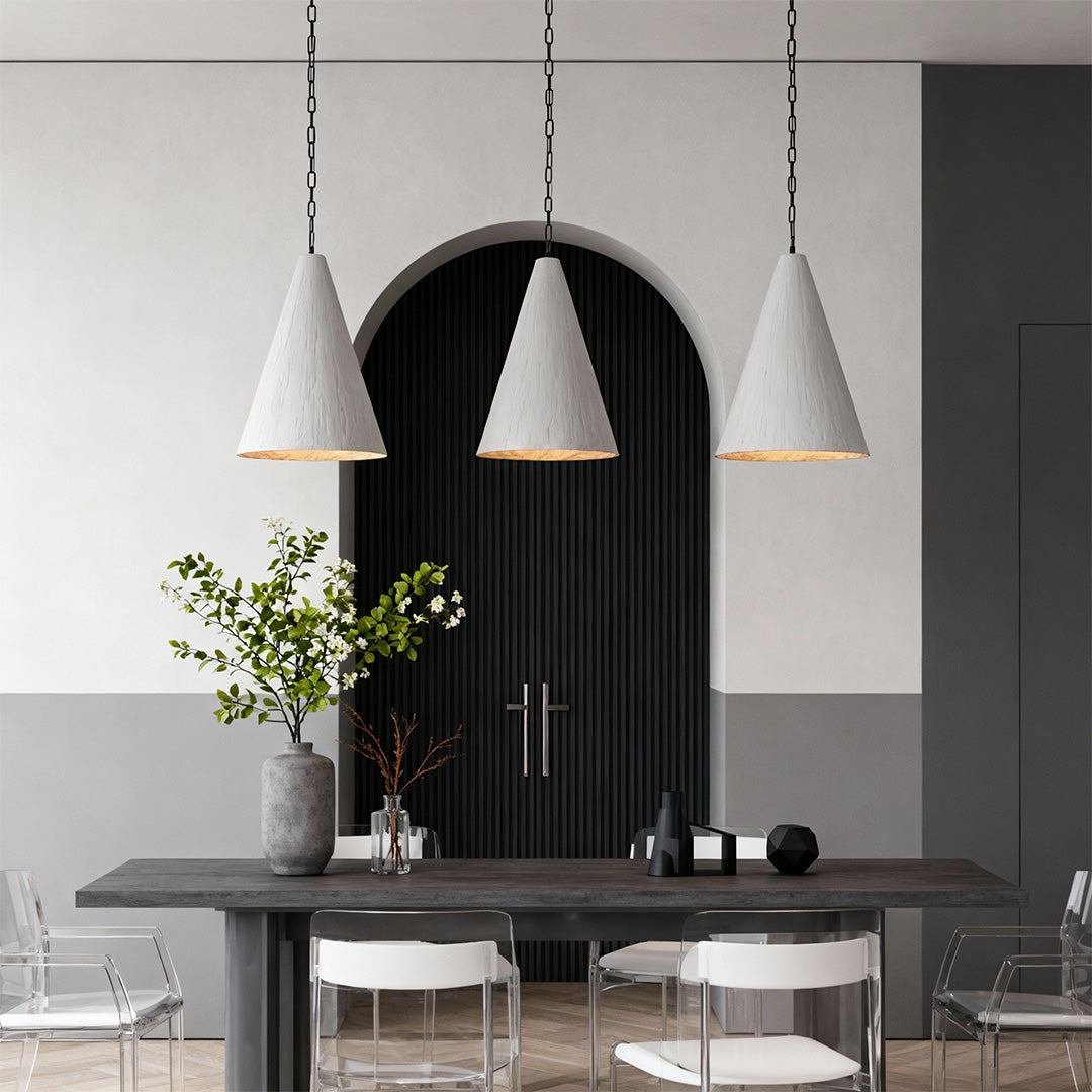 FENWICK WHITE ADJUSTABLE HANGING LANTERN