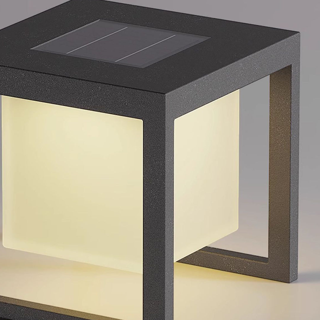 1. "HARTWELL SOLAR TABLE LAMP WITH INTEGRATED SIDE TABLE"  
   - Features a solar-powered lamp with a sleek side table, perfect for outdoor lounging.

2. "WINTHORPE SOLAR-CHARGED LAMP AND ACCENT TABLE"  
   - Combines a solar-powered light source with a s