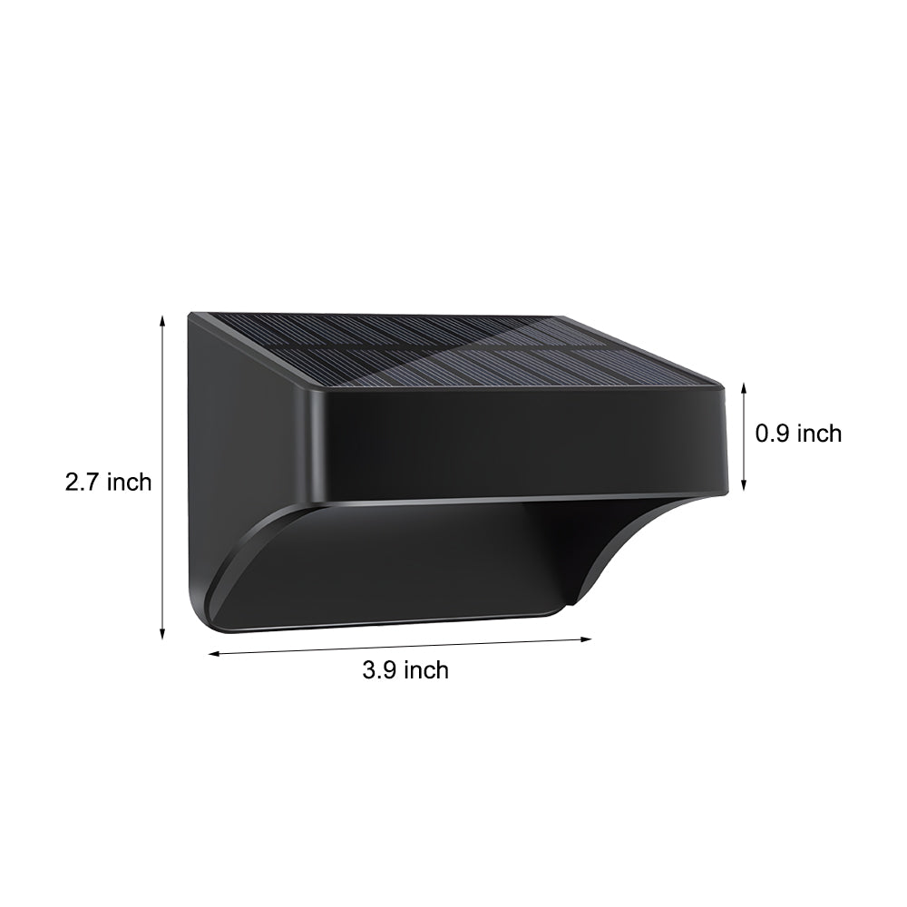 WINDSOR GLOW SOLAR WALL SCONCE - Dusk to Dawn Minimalist Design, Waterproof Ambient Illumination