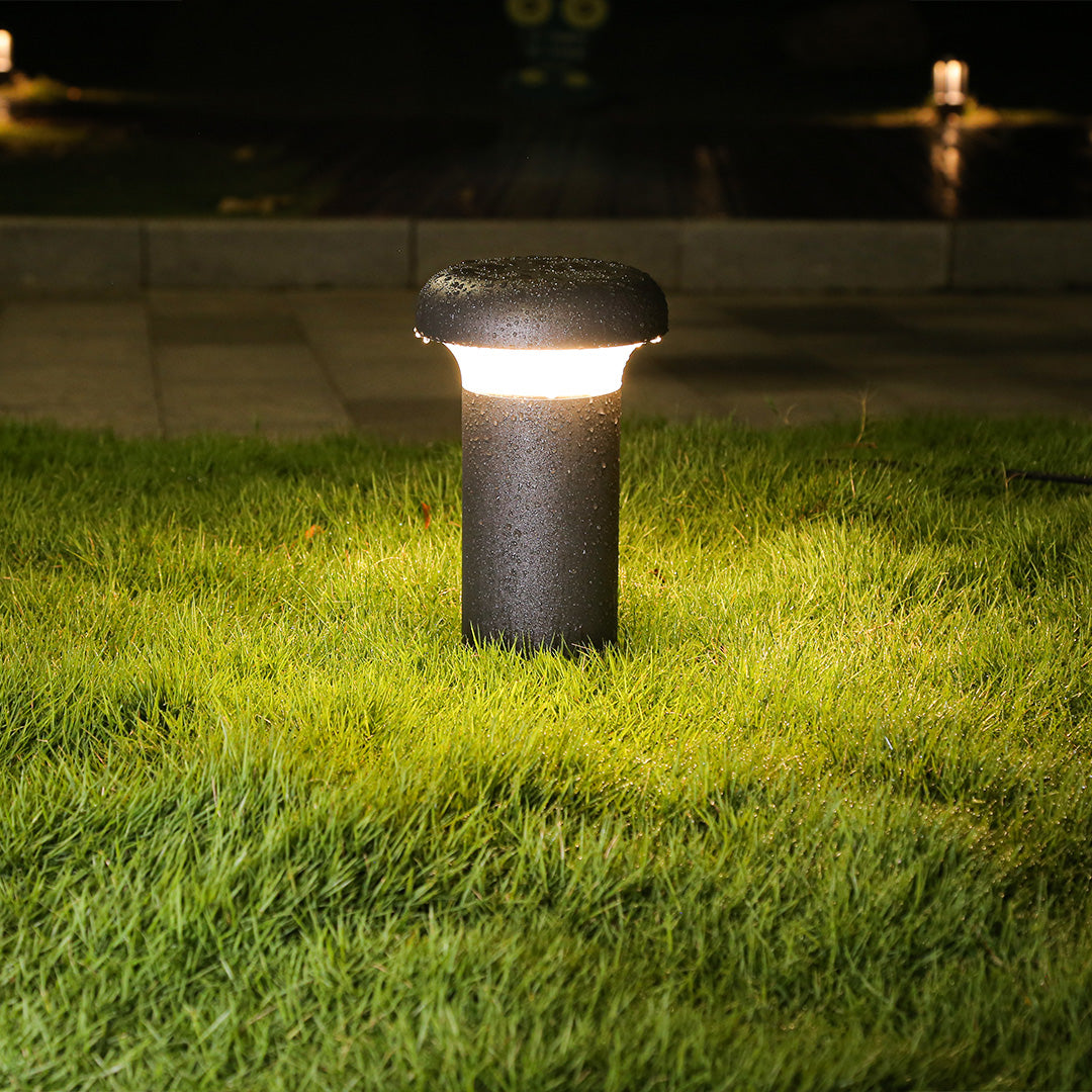 RAVENSHIRE TEXTURED GARDEN LANTERN | Waterproof Bollard Illumination