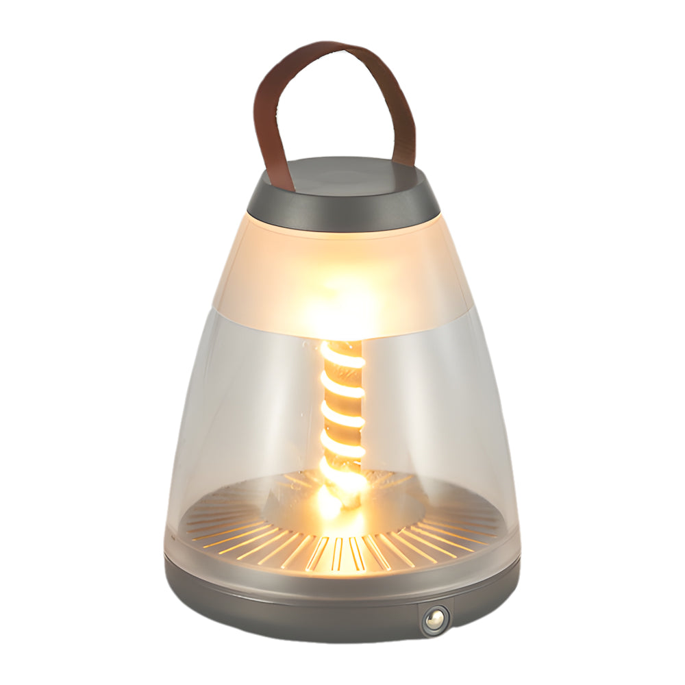 WINDSOR WHIRL SPIRAL OUTDOOR LANTERN, BATTERY-OPERATED PORTABLE LIGHTING