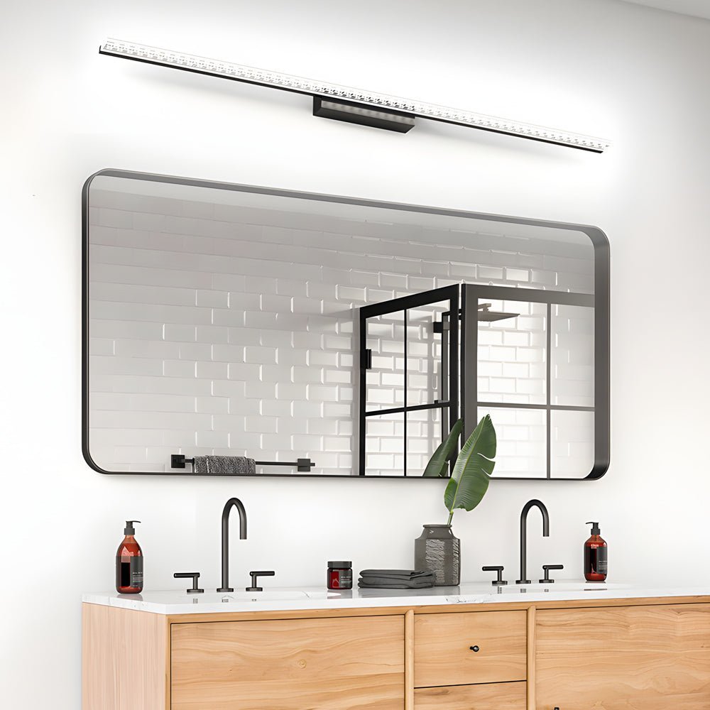 WINTHROP GEOMETRIC ACRYLIC VANITY LIGHTING WITH TRIPLE DIMMING OPTIONS