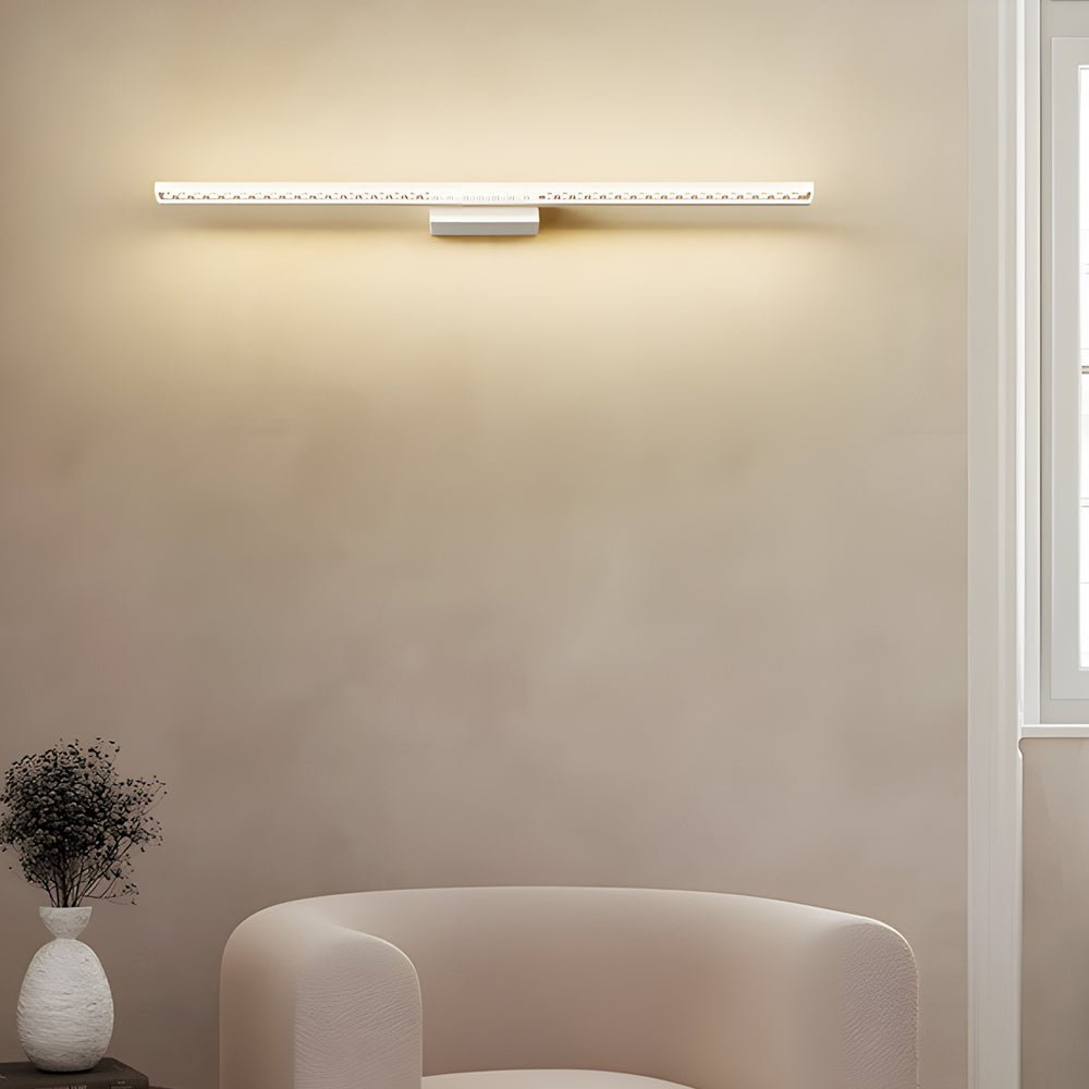 WINTHROP GEOMETRIC ACRYLIC VANITY LIGHTING WITH TRIPLE DIMMING OPTIONS