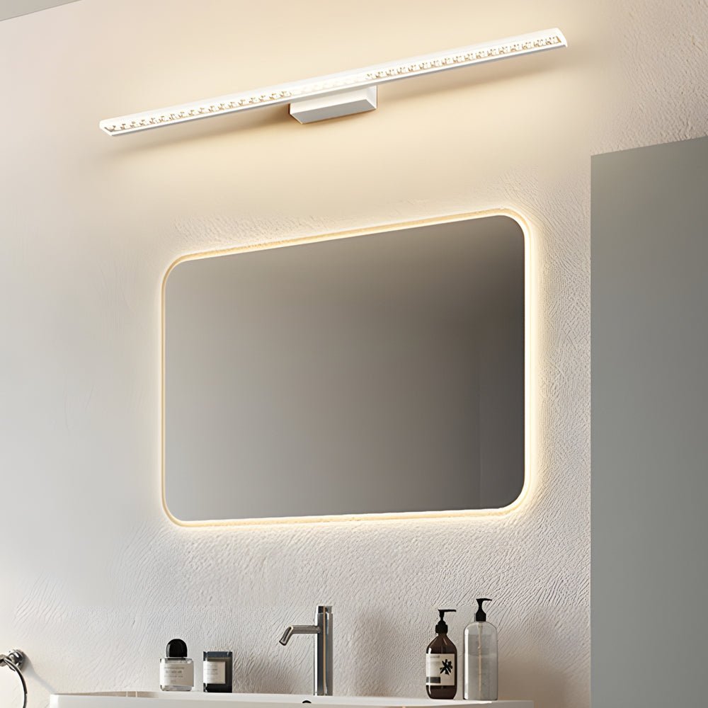 WINTHROP GEOMETRIC ACRYLIC VANITY LIGHTING WITH TRIPLE DIMMING OPTIONS