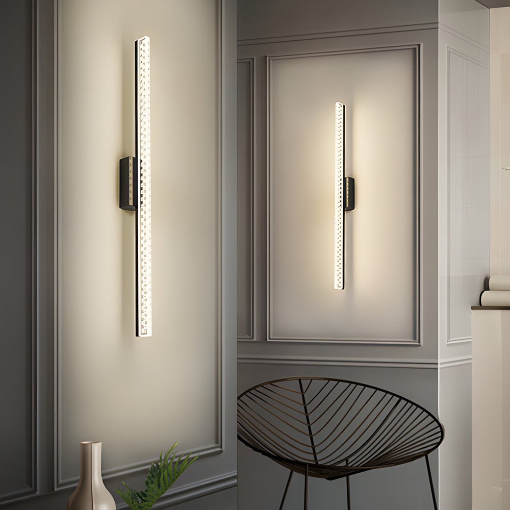 WINTHROP GEOMETRIC ACRYLIC VANITY LIGHTING WITH TRIPLE DIMMING OPTIONS