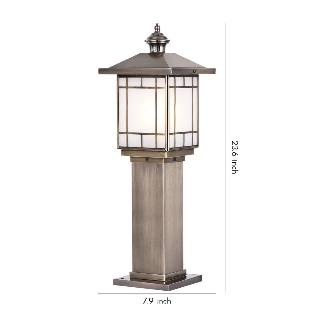 WINDSOR HILLS WATERPROOF LED GARDEN PILLAR LIGHT