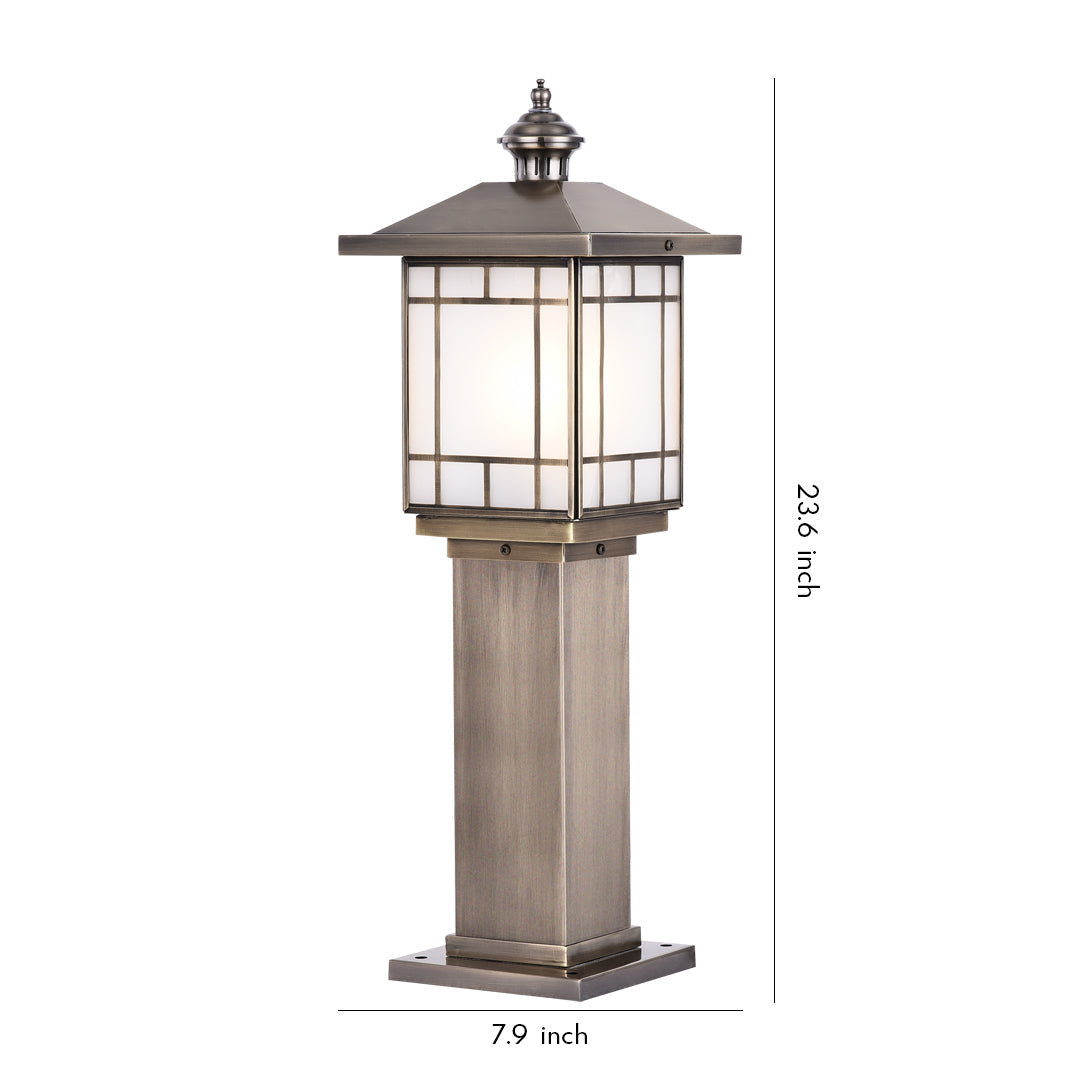 WINDSOR HILLS WATERPROOF LED GARDEN PILLAR LIGHT