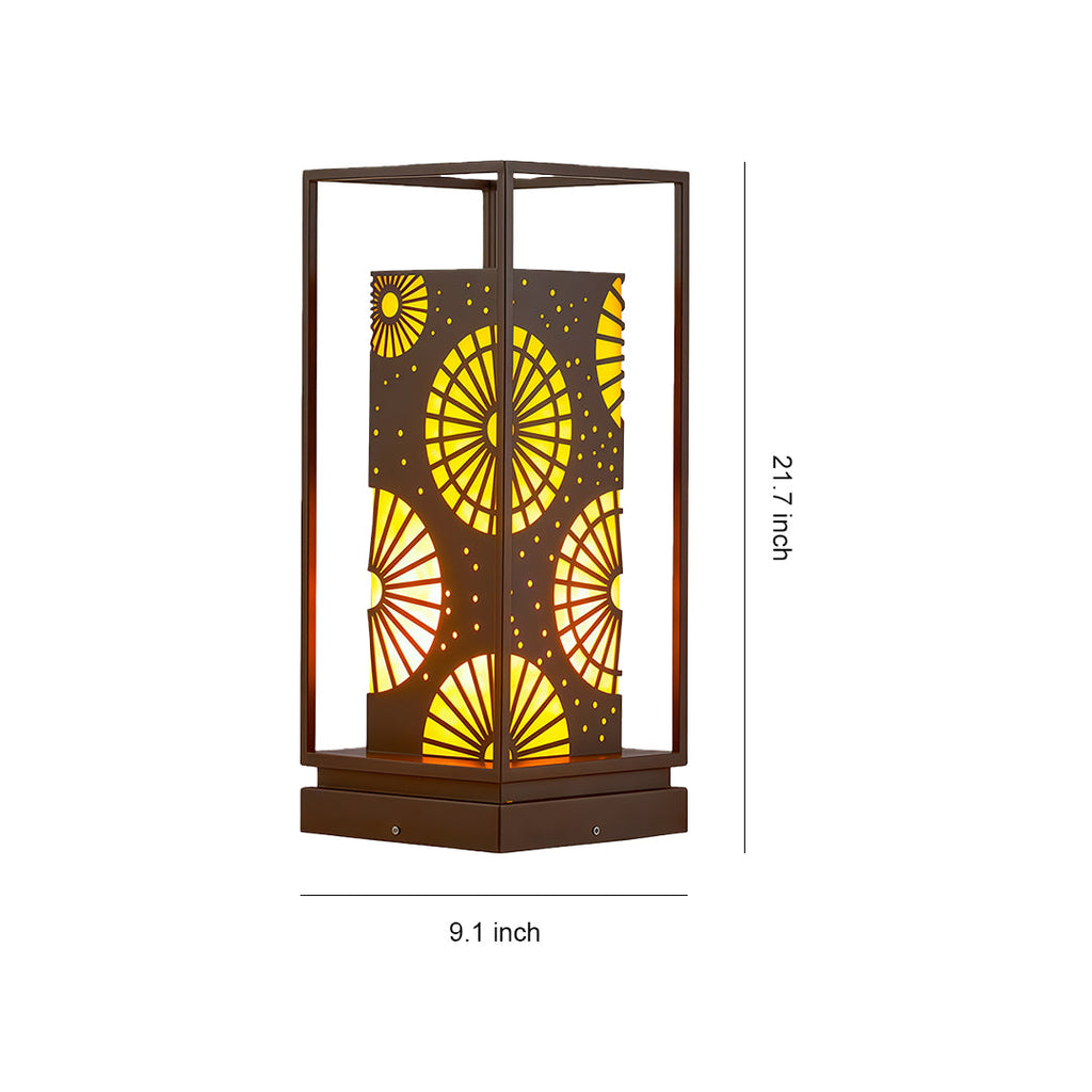 WINDSOR GARDEN SHIELD LED POST LIGHT