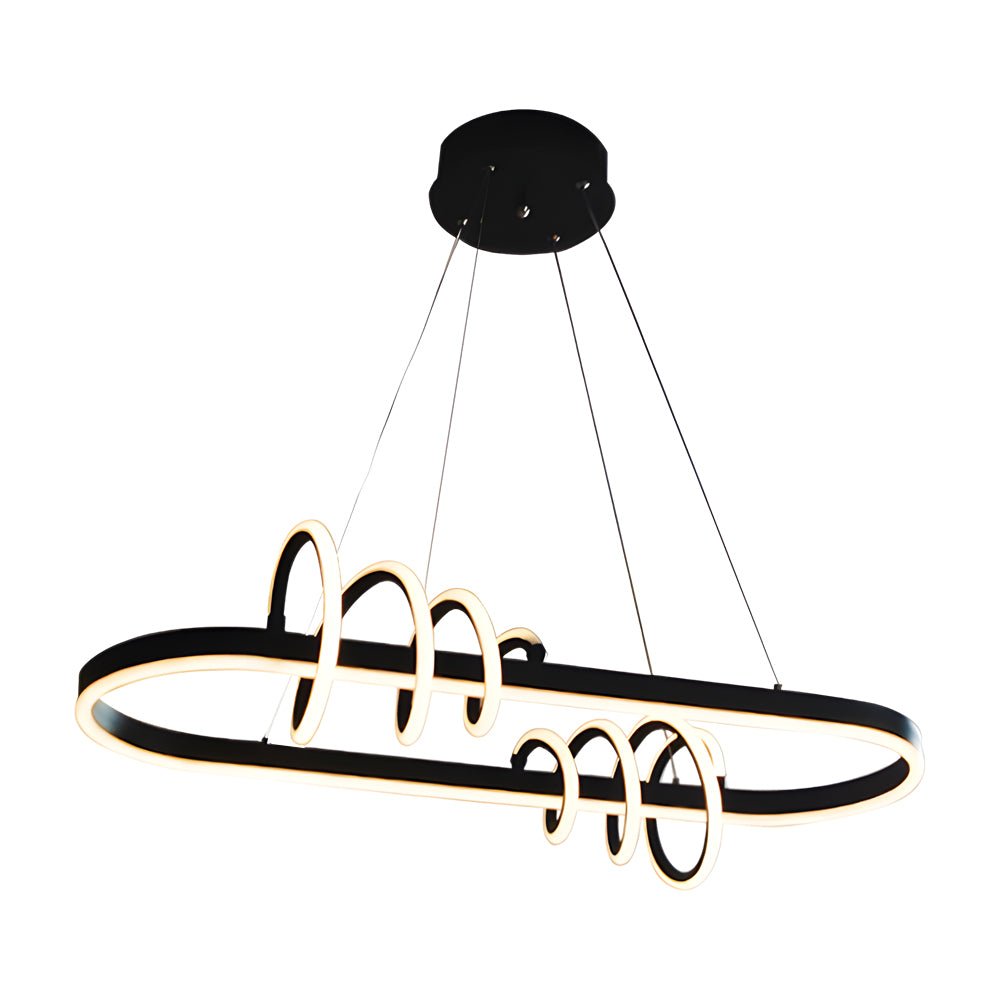 WINDSOR SPIRAL LED DINING CHANDELIER