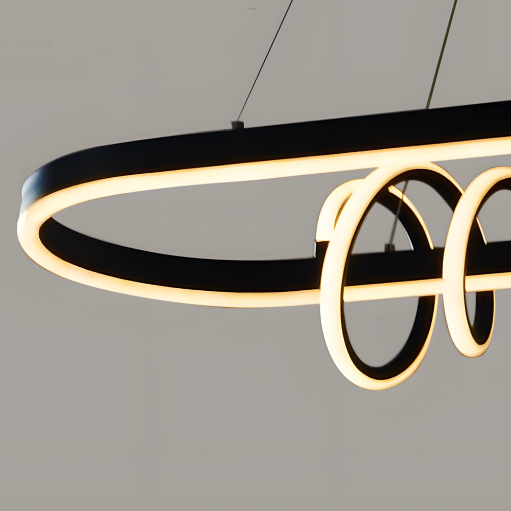 WINDSOR SPIRAL LED DINING CHANDELIER