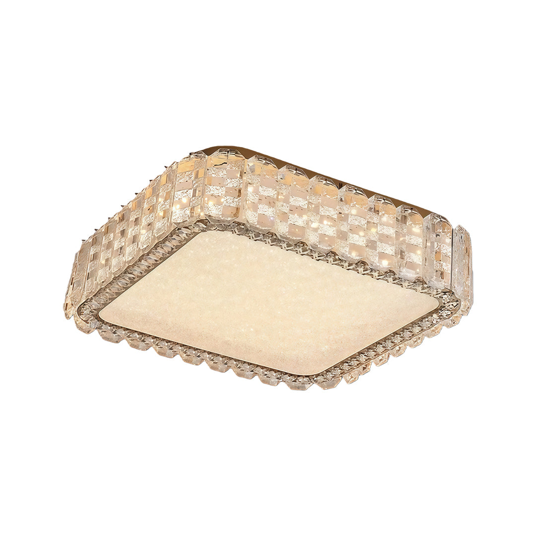 WINDSOR CRYSTAL EMBELLISHED FLUSH MOUNT LIGHT