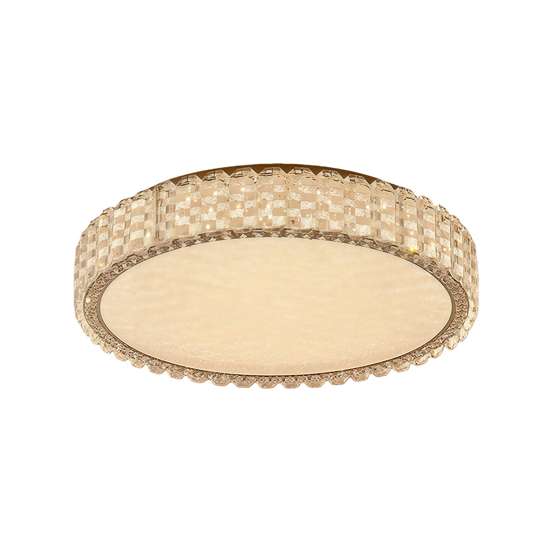 WINDSOR CRYSTAL EMBELLISHED FLUSH MOUNT LIGHT