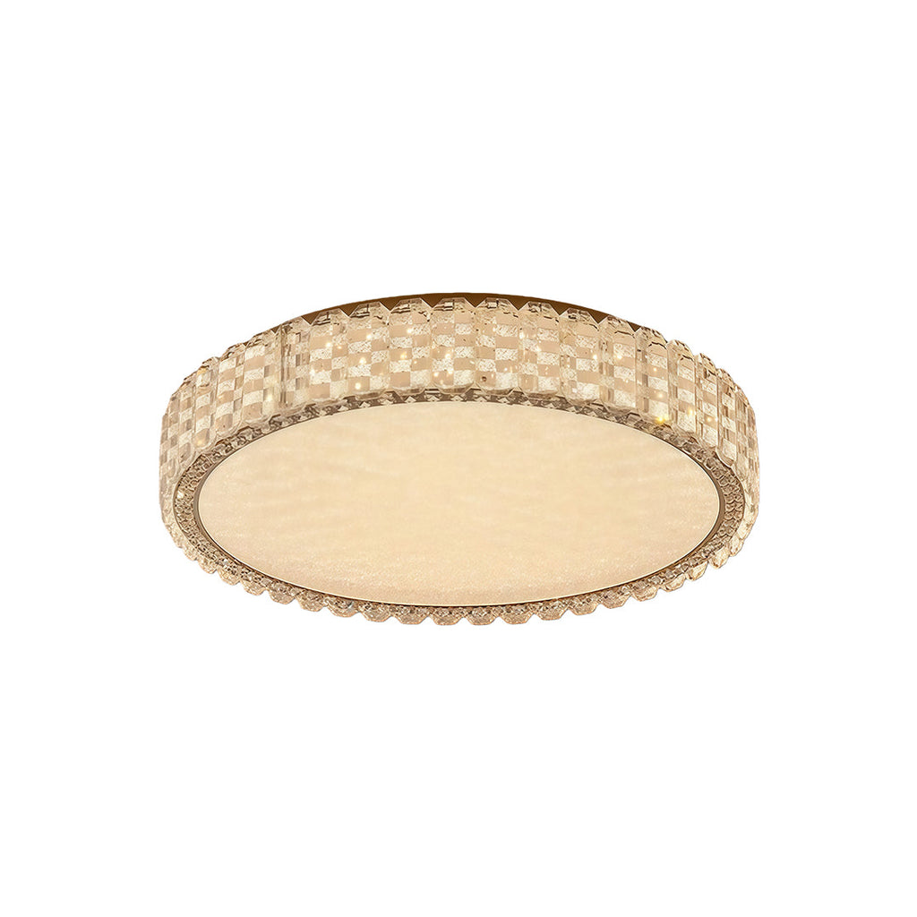 WINDSOR CRYSTAL EMBELLISHED FLUSH MOUNT LIGHT