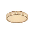 WINDSOR CRYSTAL EMBELLISHED FLUSH MOUNT LIGHT