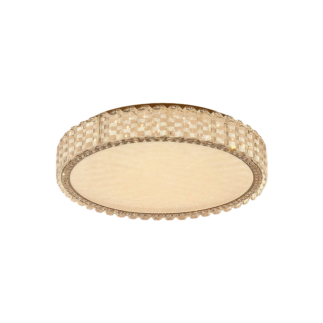 WINDSOR CRYSTAL EMBELLISHED FLUSH MOUNT LIGHT