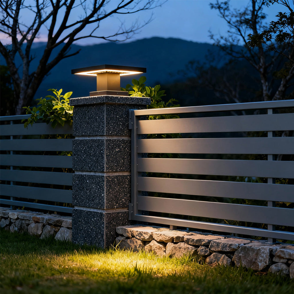 WINDSOR HARBOR GLOW OUTDOOR PILLAR LANTERN