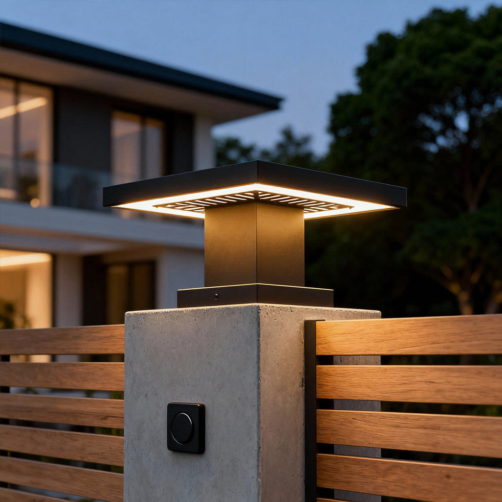 WINDSOR HARBOR GLOW OUTDOOR PILLAR LANTERN