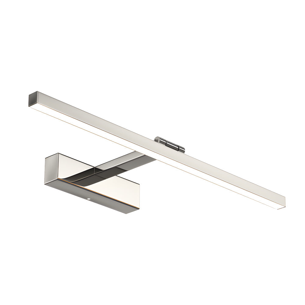 WHITBY STAINLESS STEEL VANITY ILLUMINATOR WITH LED ACCENT STRIP