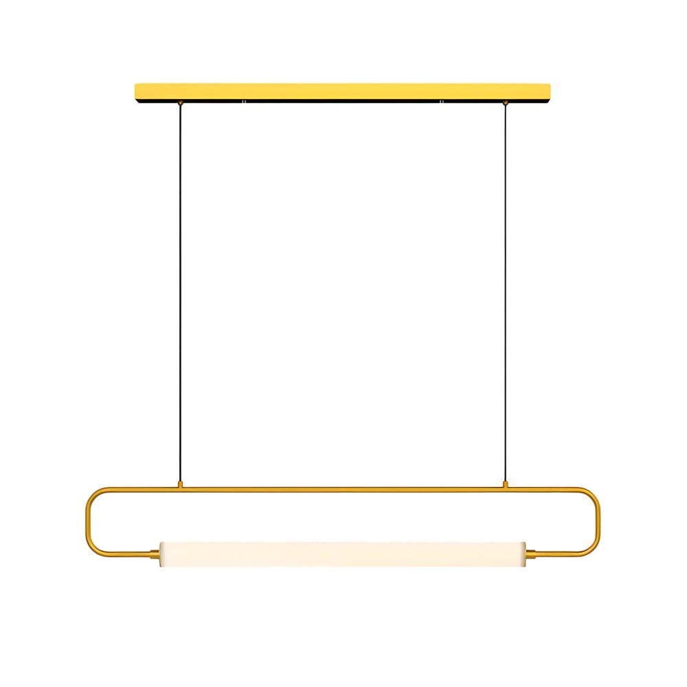 RAVENHALL BLACK & GOLD LED BARS PENDANT LIGHT