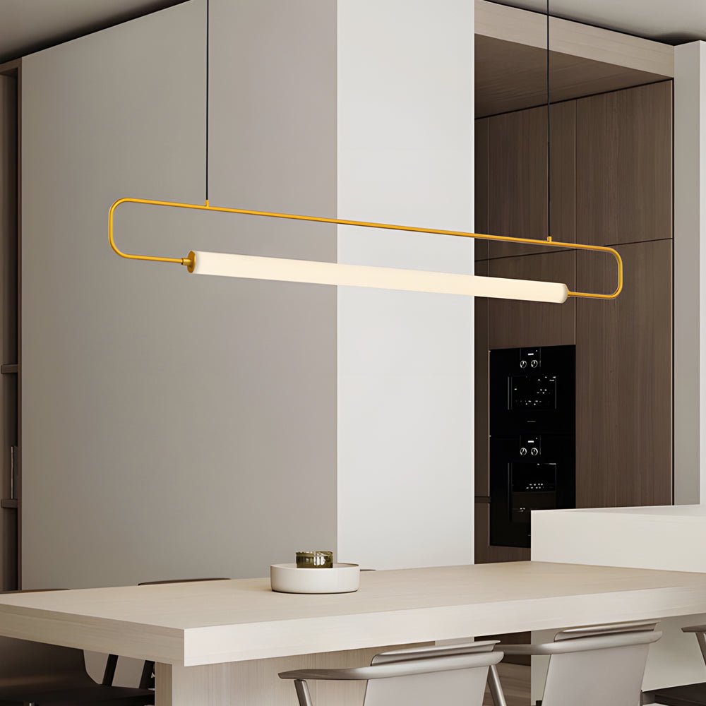 RAVENHALL BLACK & GOLD LED BARS PENDANT LIGHT