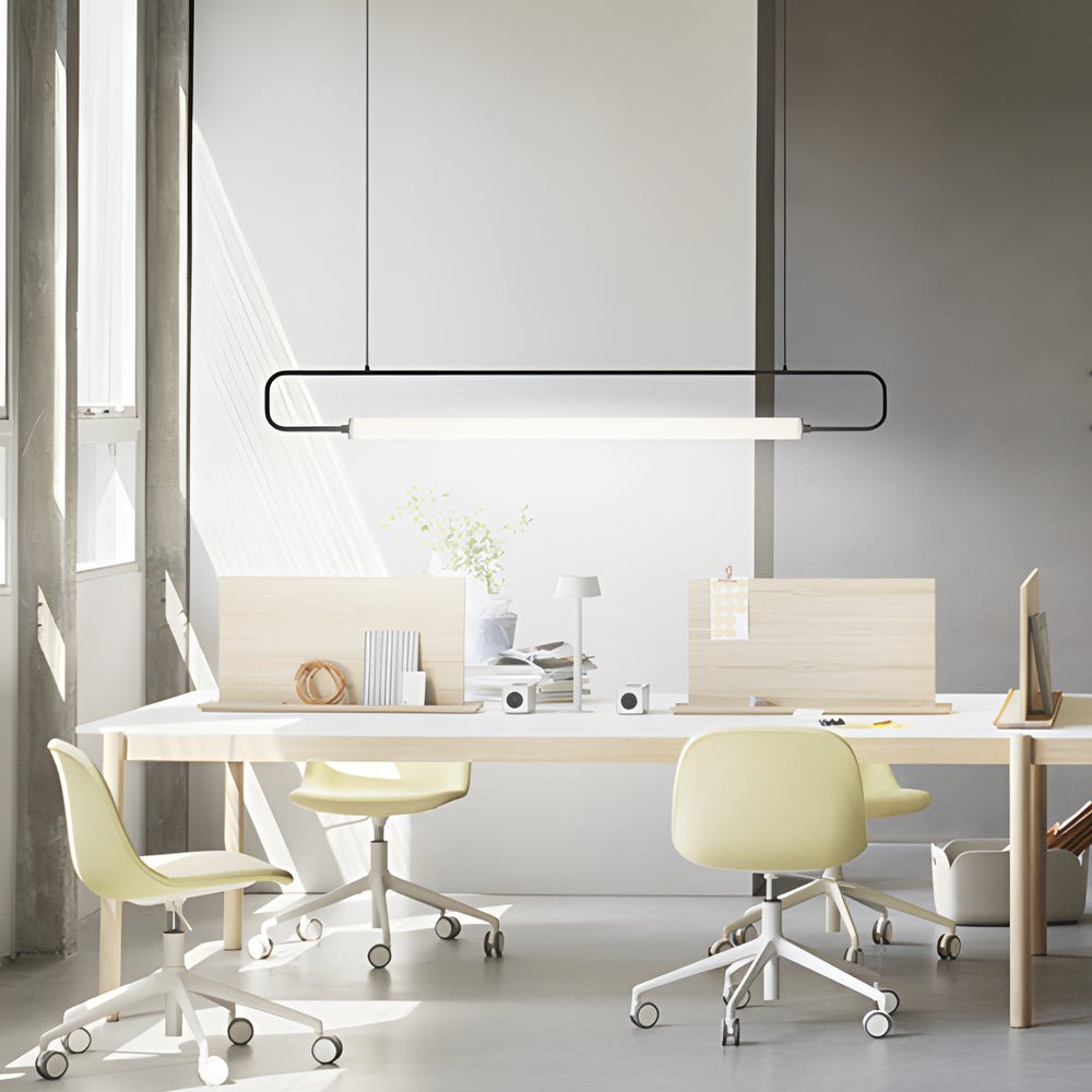 RAVENHALL BLACK & GOLD LED BARS PENDANT LIGHT