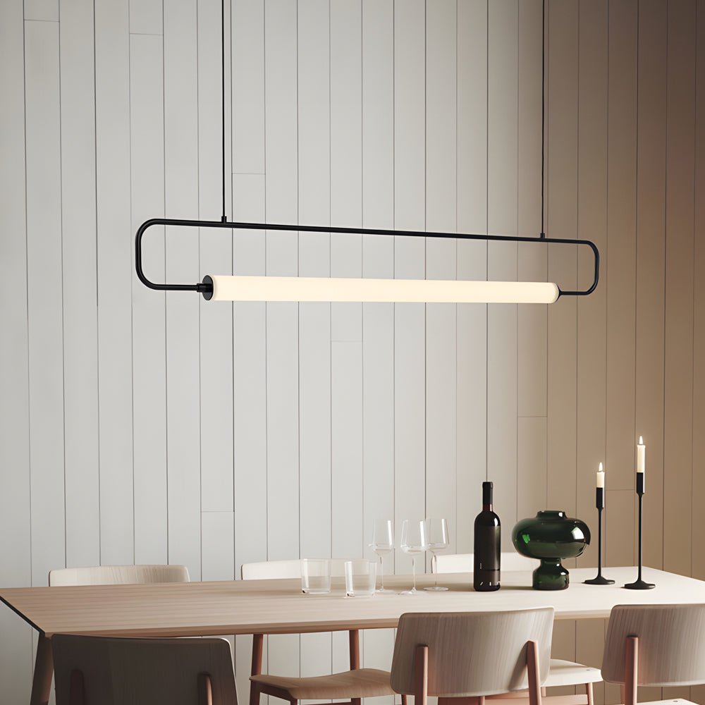 RAVENHALL BLACK & GOLD LED BARS PENDANT LIGHT