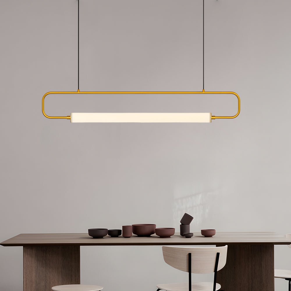 RAVENHALL BLACK & GOLD LED BARS PENDANT LIGHT