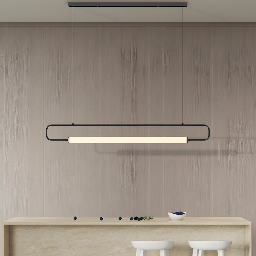 RAVENHALL BLACK & GOLD LED BARS PENDANT LIGHT