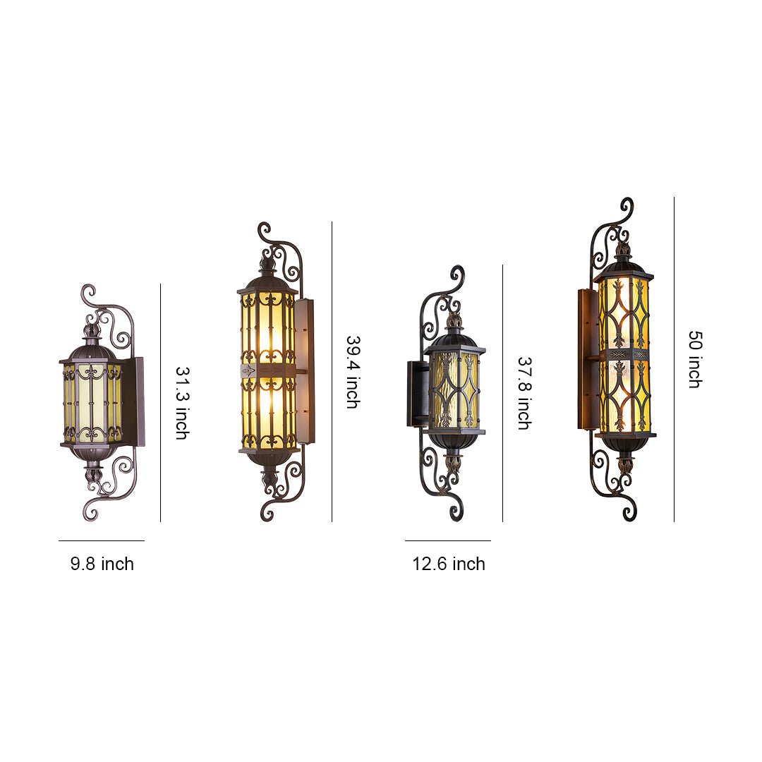 WINDSOR TWILIGHT DUAL-HEAD OUTDOOR LANTERN