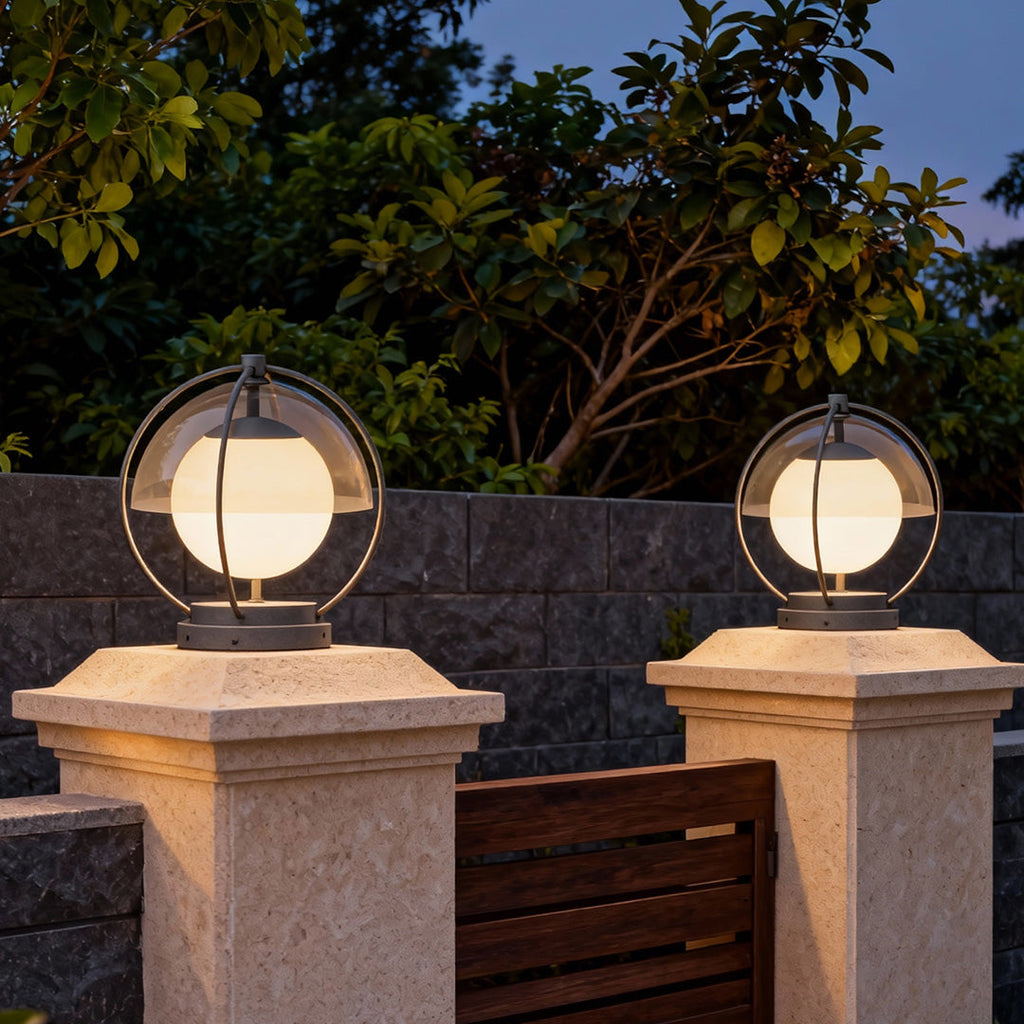 WINDSOR GARDEN LED PILLAR LUMINAIRE - MODERN WATERPROOF OUTDOOR LIGHTING