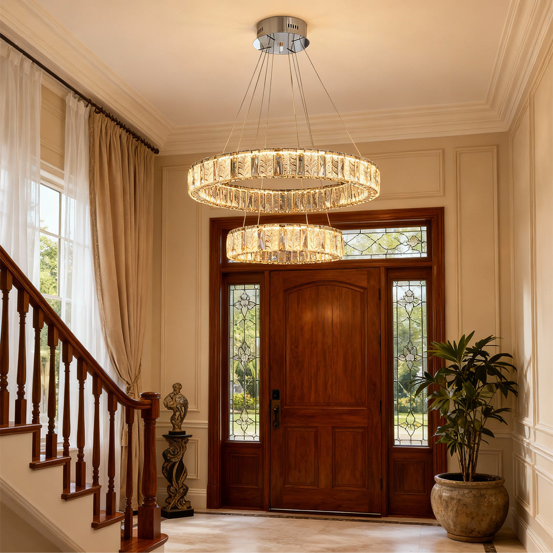 WINTERBOURNE CRYSTAL RING CEILING LUMINAIRE