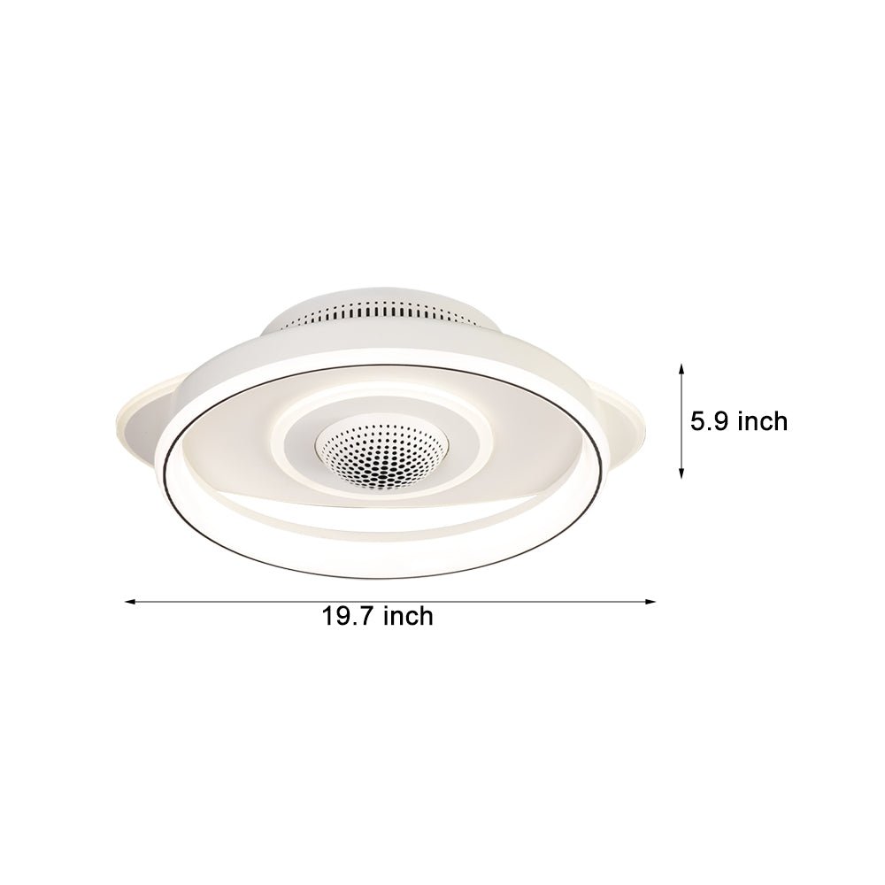 WINTERBOURNE WHITESMITH BLADLESS CEILING AIRFLOW UNIT WITH ADJUSTABLE ILLUMINATION