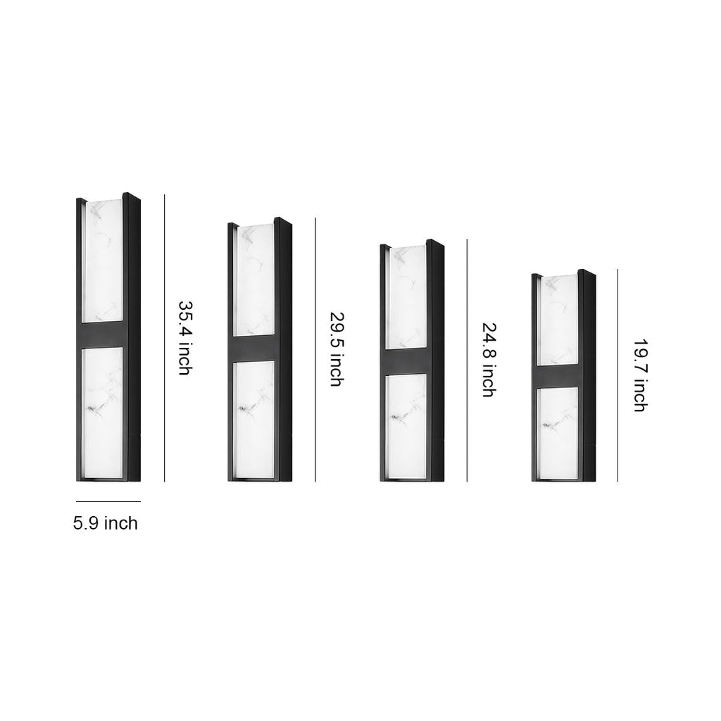 WINTHROP AQUA SQUARE LED WALL SCONCE