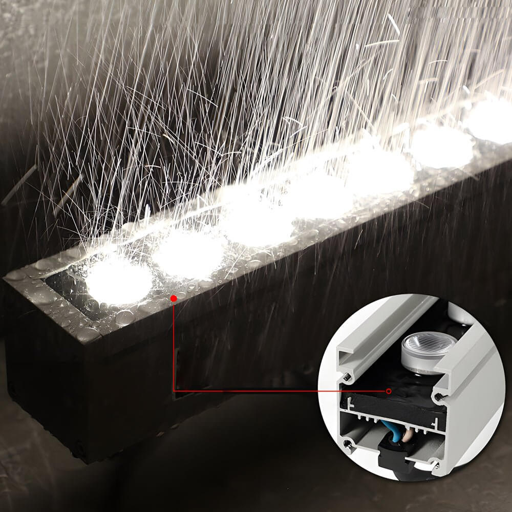 WINTHORPE MODERN LINEAR ALUMINUM WALL ILLUMINATOR