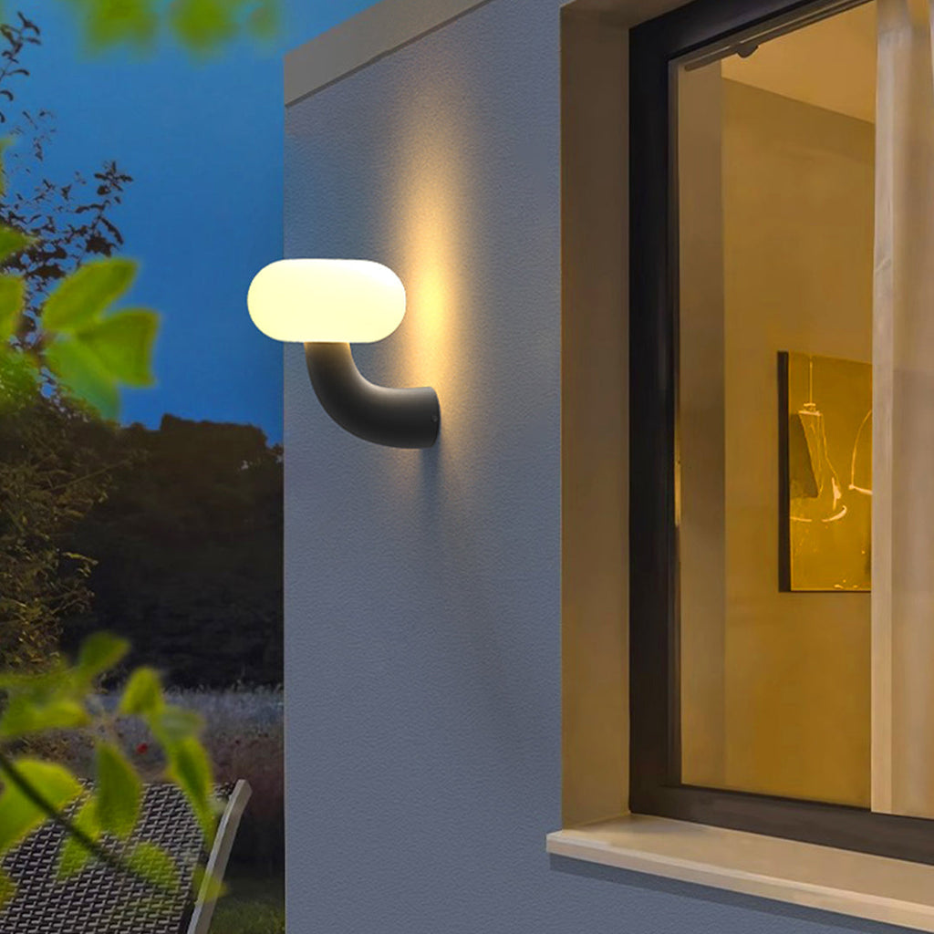 RAVENWOOD BLACK OUTDOOR ILLUMINATOR WITH WATER-RESISTANT DESIGN
