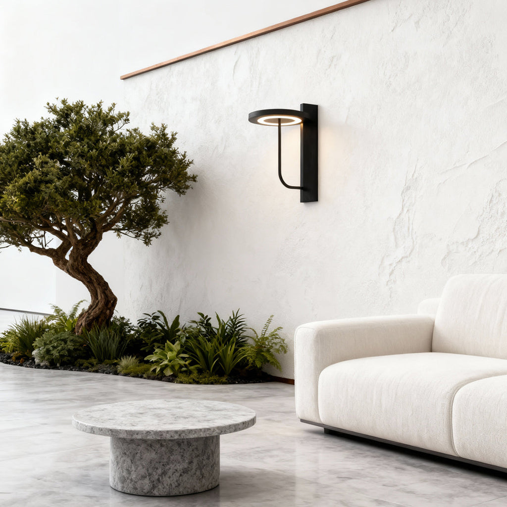 BLACKWOOD RUSTIC OUTDOOR WALL LANTERN