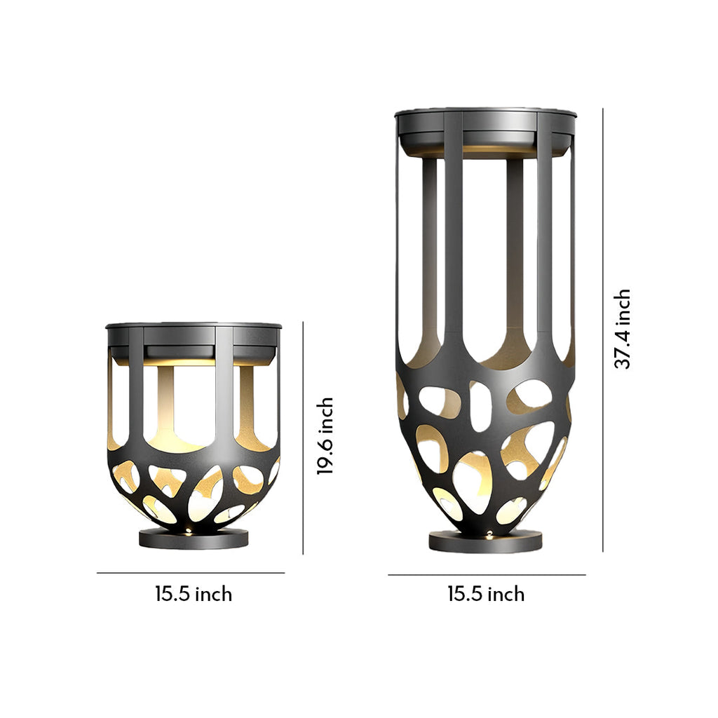 WINTHORPE ILLUMINATED GARDEN CONTAINER WITH WEATHERPROOF LIGHTING