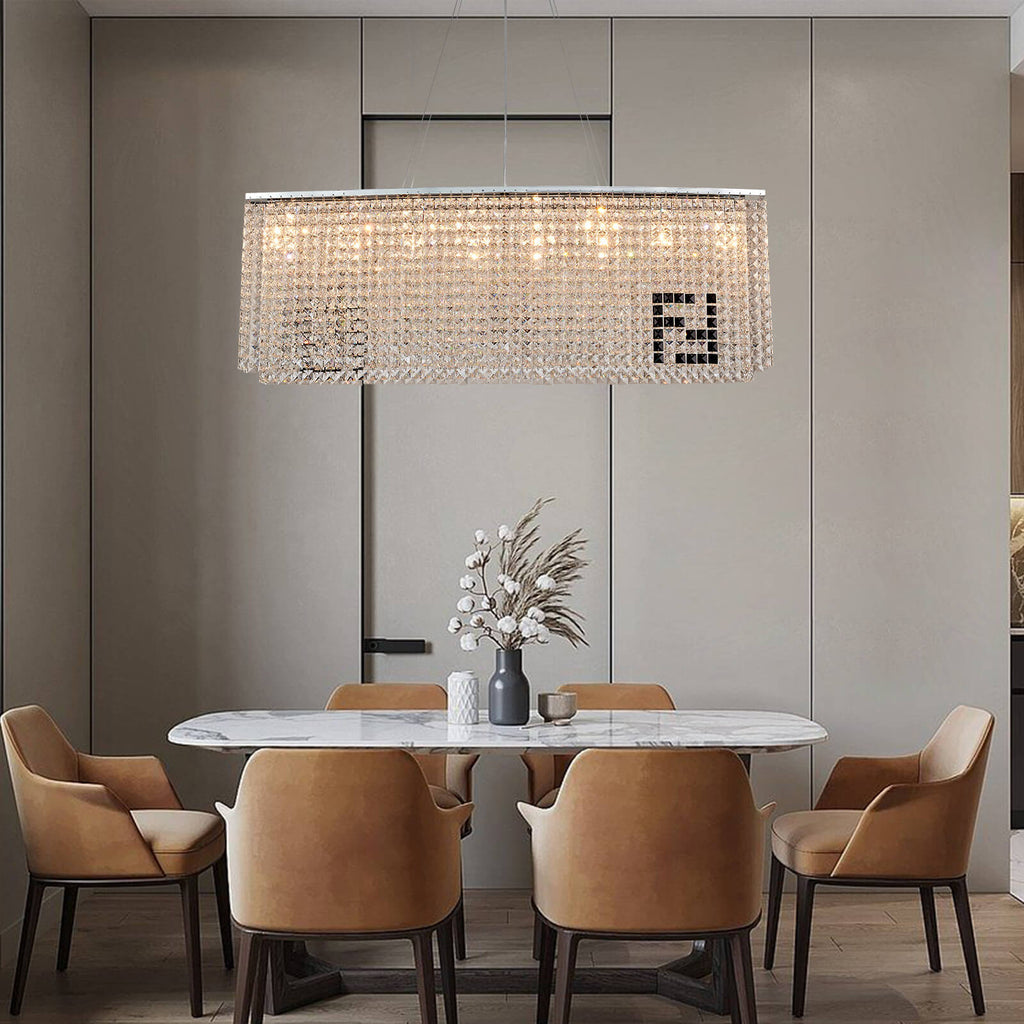 Wilhelmina Prism Rectangular Light Fixture