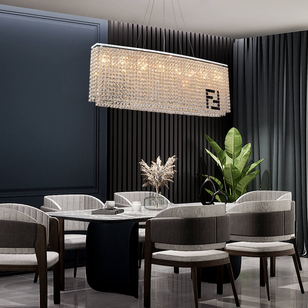 Wilhelmina Prism Rectangular Light Fixture