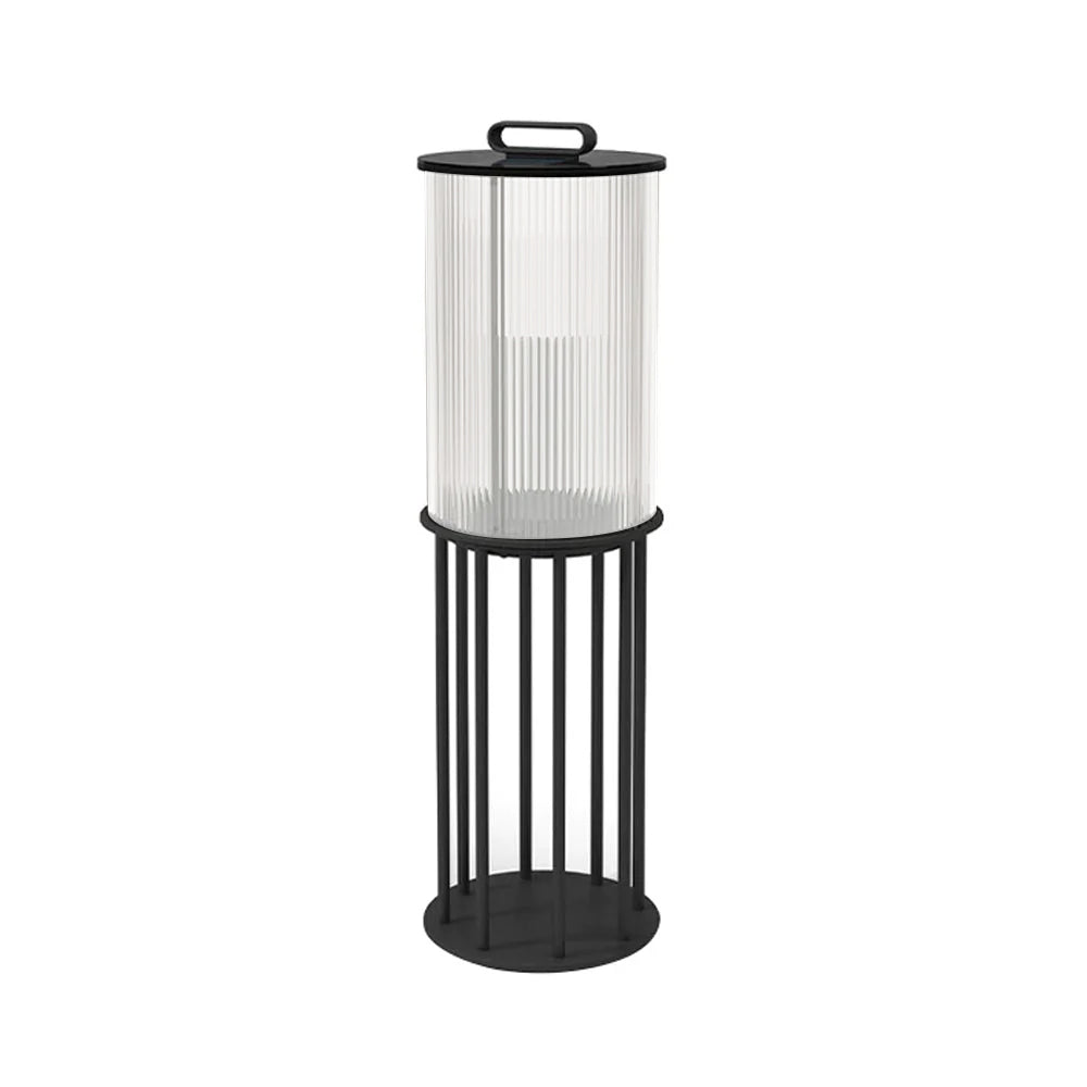 WINDSOR SOLAR-POWERED GLASS GARDEN LANTERN