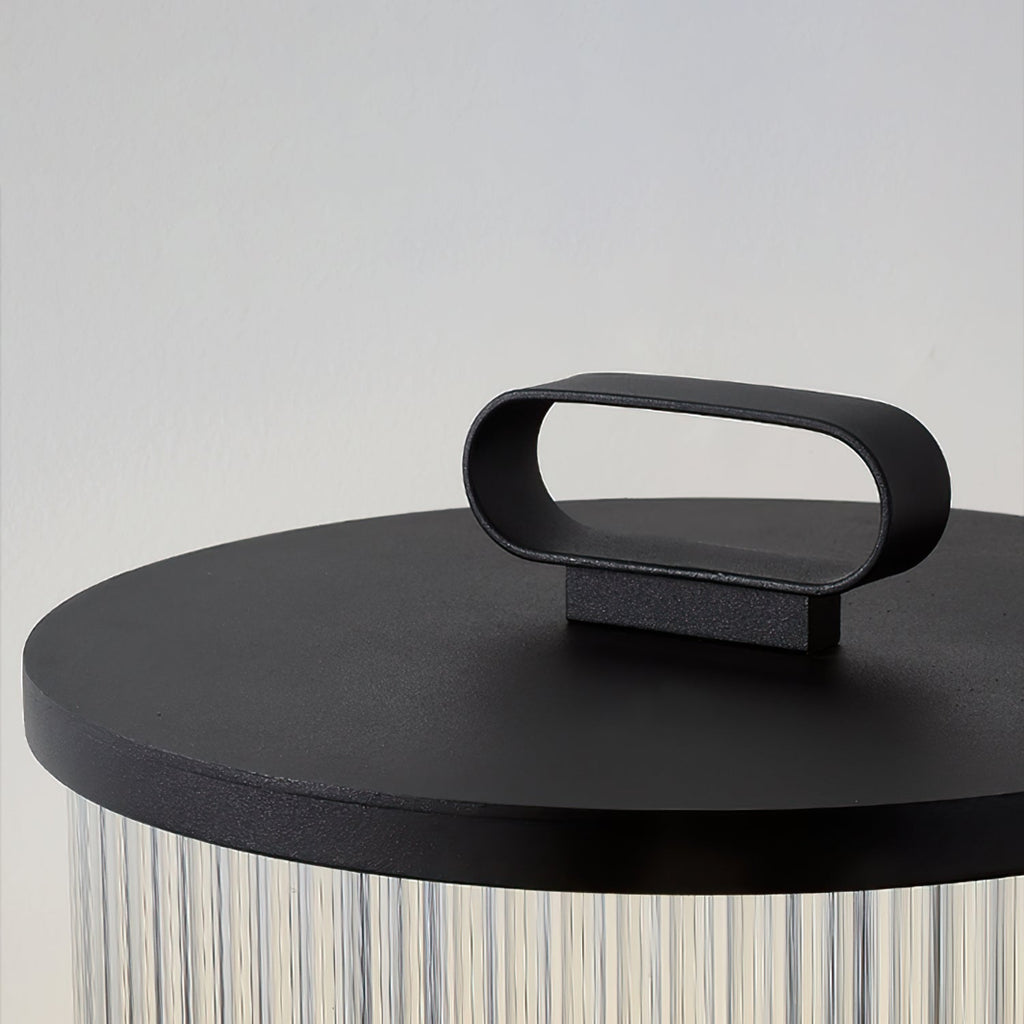 WINDSOR SOLAR-POWERED GLASS GARDEN LANTERN