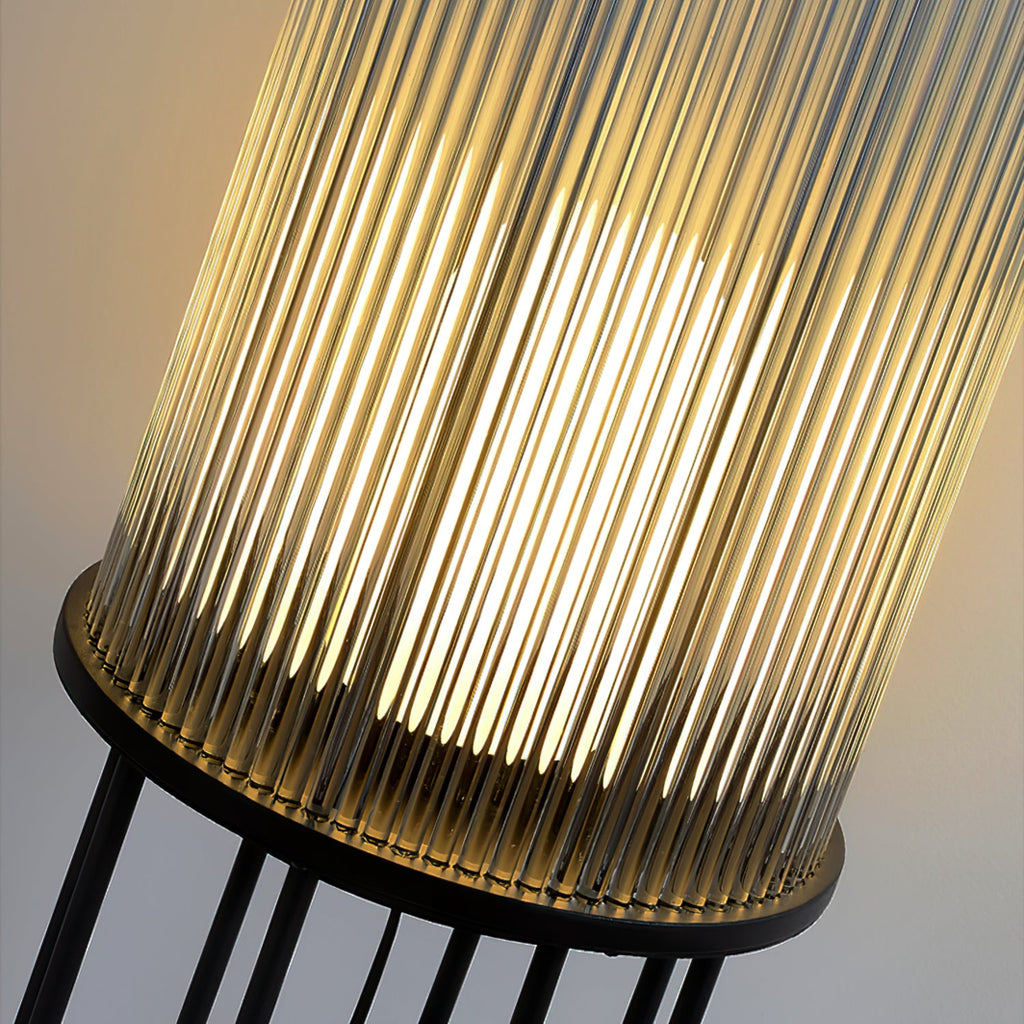 WINDSOR SOLAR-POWERED GLASS GARDEN LANTERN